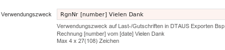 Vorlage für den Verwendungszweck Vorlage für den Verwendungszweck